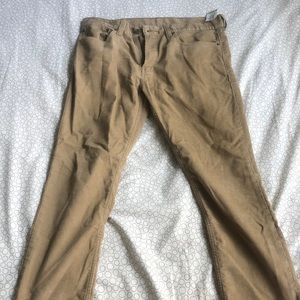 Khaki Corduroy Pants